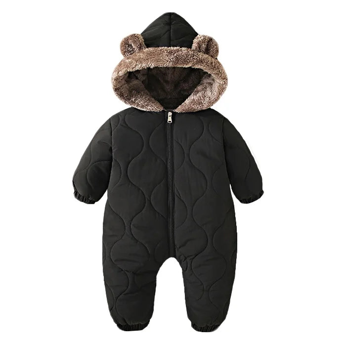 Combinaison chaude bébé hiver peluche douce et confortable
