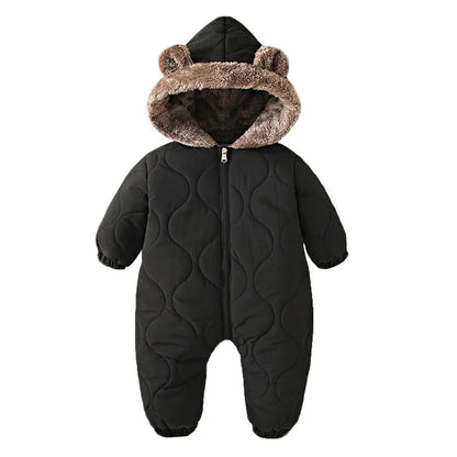 Combinaison chaude bébé hiver peluche douce et confortable