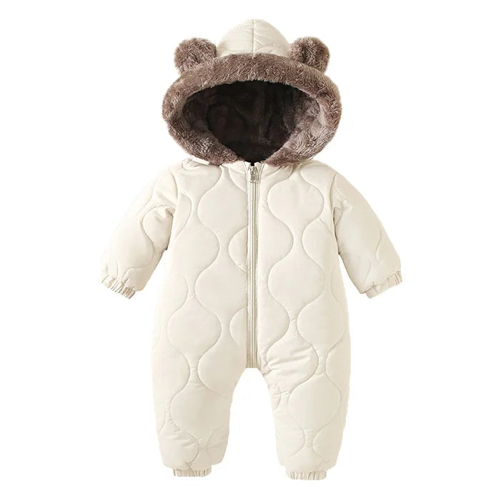 Veste coton bébé combinaison hiver épaisse pour extérieur