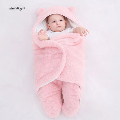 Cocon bébé emmaillotage épais pour nouveau-né 0-9 mois