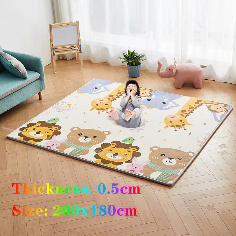 Tapis d'éveil bébé grand format activité développement