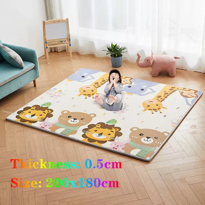 Tapis d'éveil bébé grand format activité développement