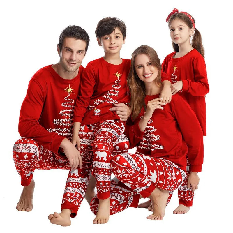 Pyjamas assortis famille Noël pour adultes enfants et bébé