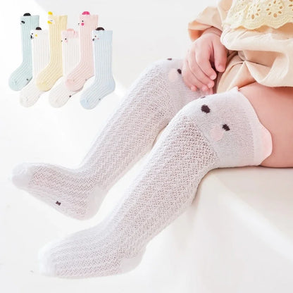 Chaussettes montantes printemps été maille aérée enfant