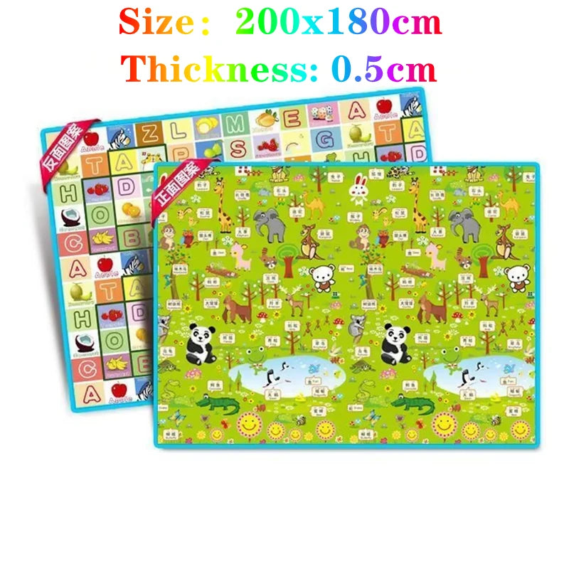 Tapis de jeu mousse douce sécuritaire pour bébé enfant