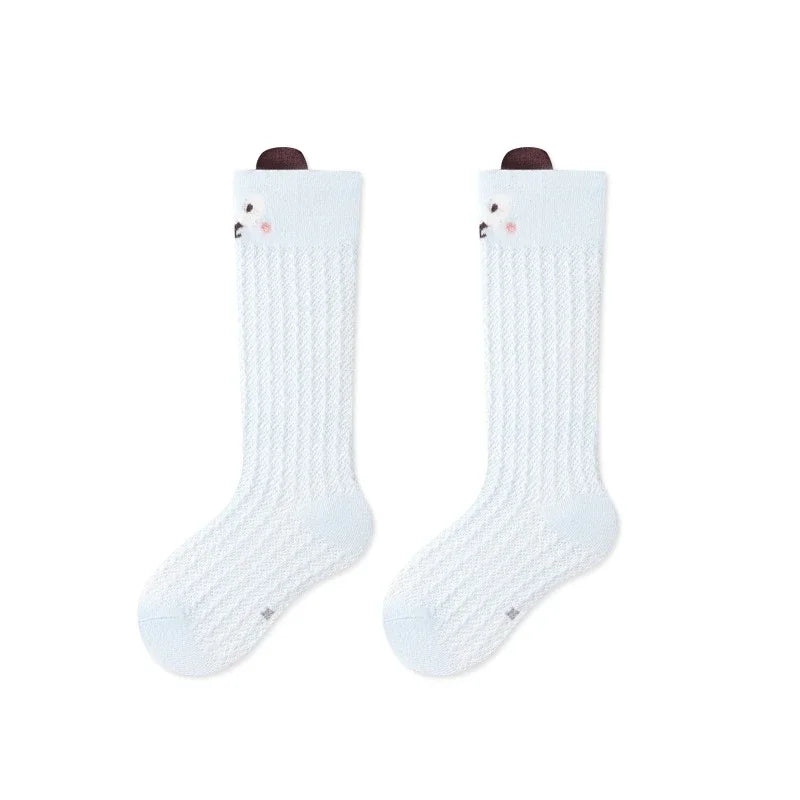 Chaussettes hautes enfant en bas âge coton confortable