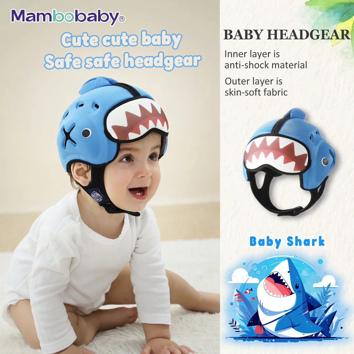 Casque de protection bébé léger pour premiers pas