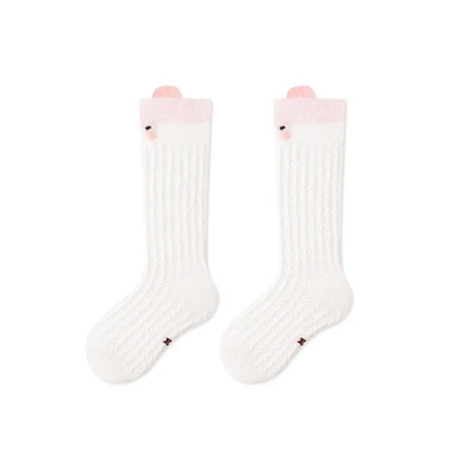 Chaussettes montantes enfant coton avec motifs cartoon