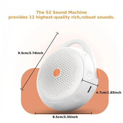 Veilleuse silicone bruit blanc avec minuterie sommeil