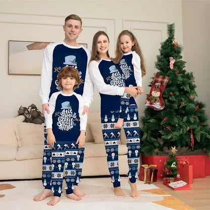 Pyjamas de Noël assortis famille adultes enfants et bébé