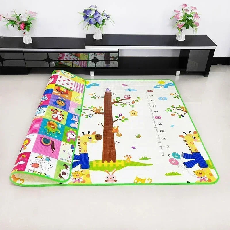 Tapis de jeu bébé épais 1cm mousse EPE grande taille