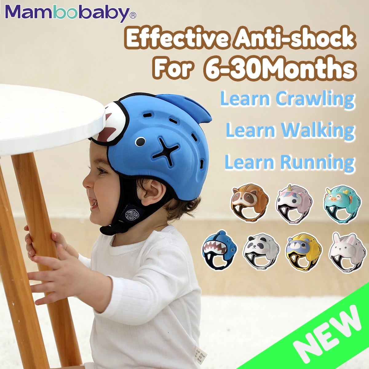 Casque de protection bébé Mambobaby anti-choc pour nourrisson