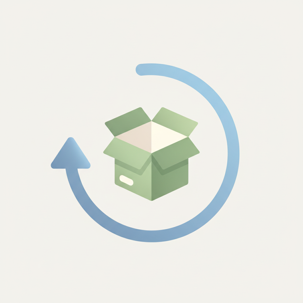 icone de retours faciles